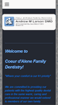 Mobile Screenshot of coeur-d-alene-family-dentistry.net